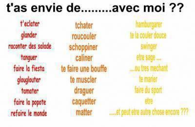 qu'as tu envie de faire avec moi ?